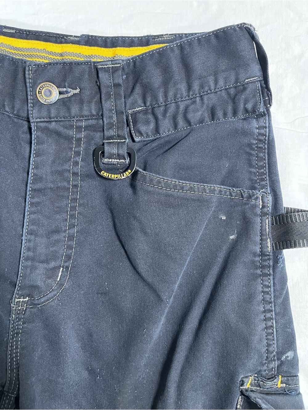 Caterpillar CAT Men’s Work Pants 28X34 Black Gray - Picture 6 of 16
